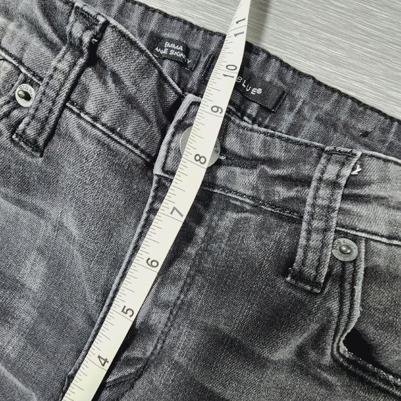 STS Blue Emma Ankle Skinny Black Distressed Jeans Womens Size 26 - Picture 10 of 12